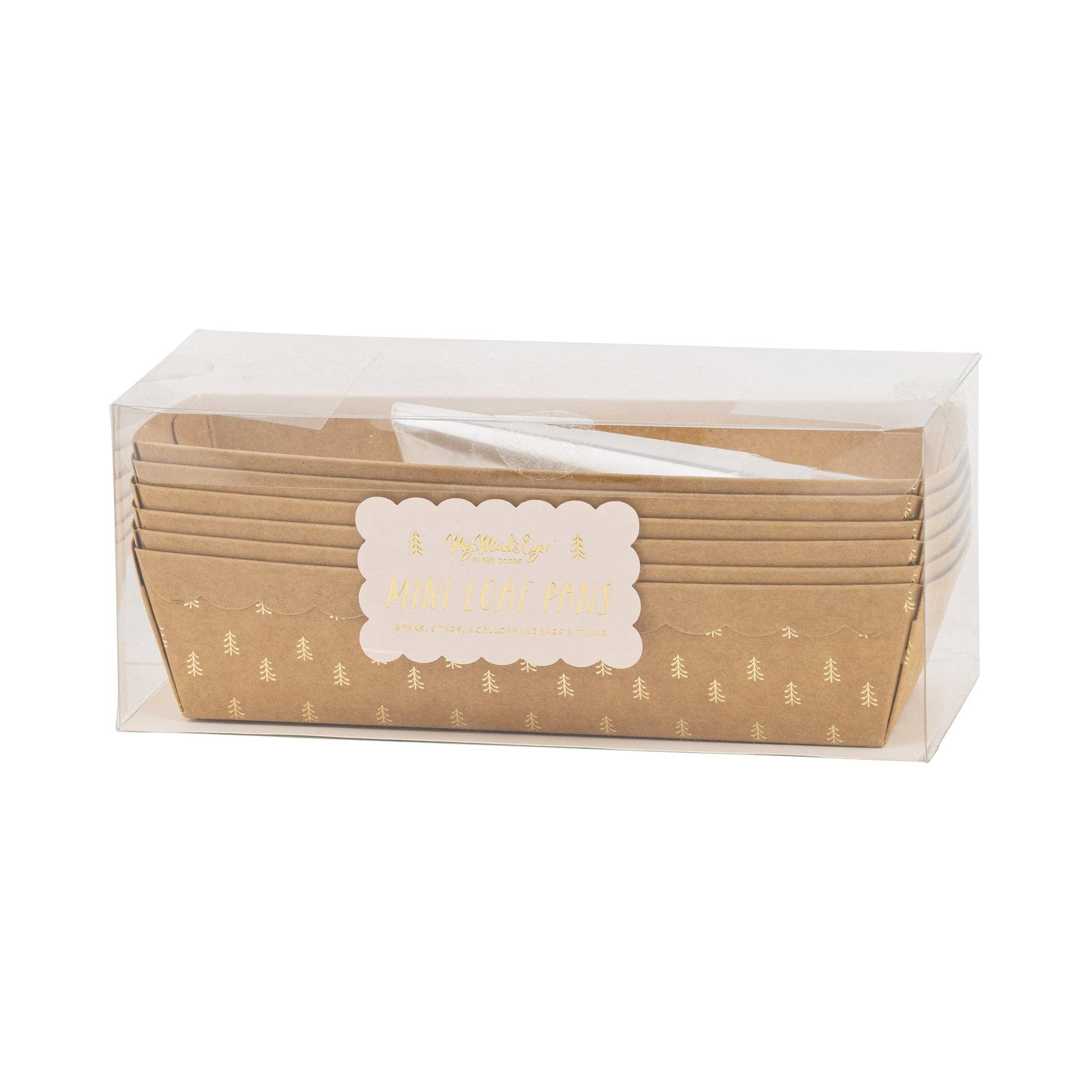 My Mind’s Eye - Wholesale Baking dish - PLLP133 - Foil Kraft Trees Loaf Pan1