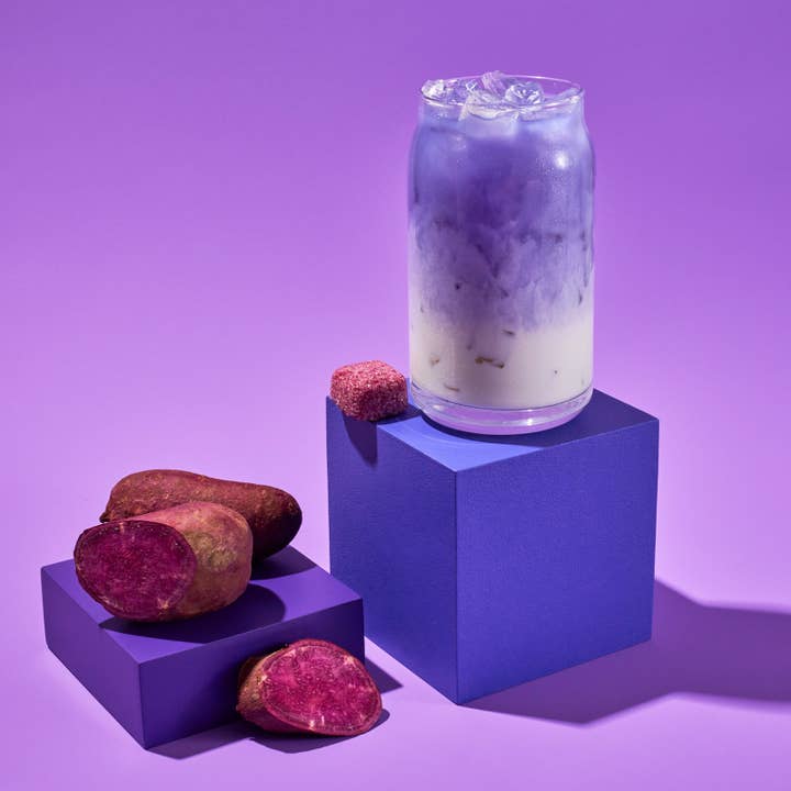 Tea Drops - Wholesale Health/Detox Tea - Ube Latte Kit - 3ct (Case of 6)6