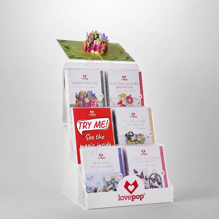 Lovepop Cards - Wholesale Retailer Display - Paper & Novelty - Try Me' Cover 5x7"7