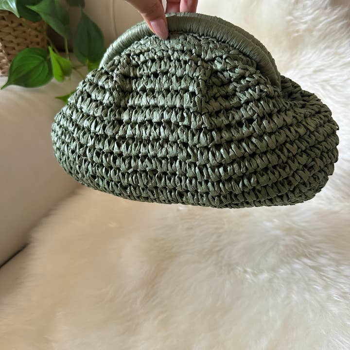 Zhade - Wholesale Clutch Bag - Women's - SOFIA - Raffia Clutch7