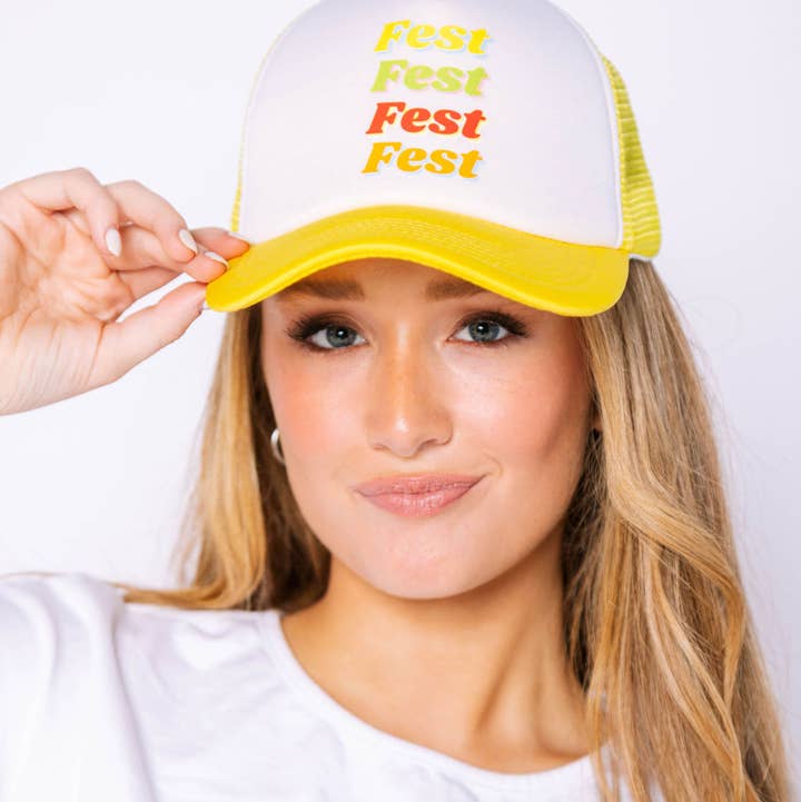Molly Moran LLC - Wholesale Trucker Hat - Women's - Fest Trucker Hats0
