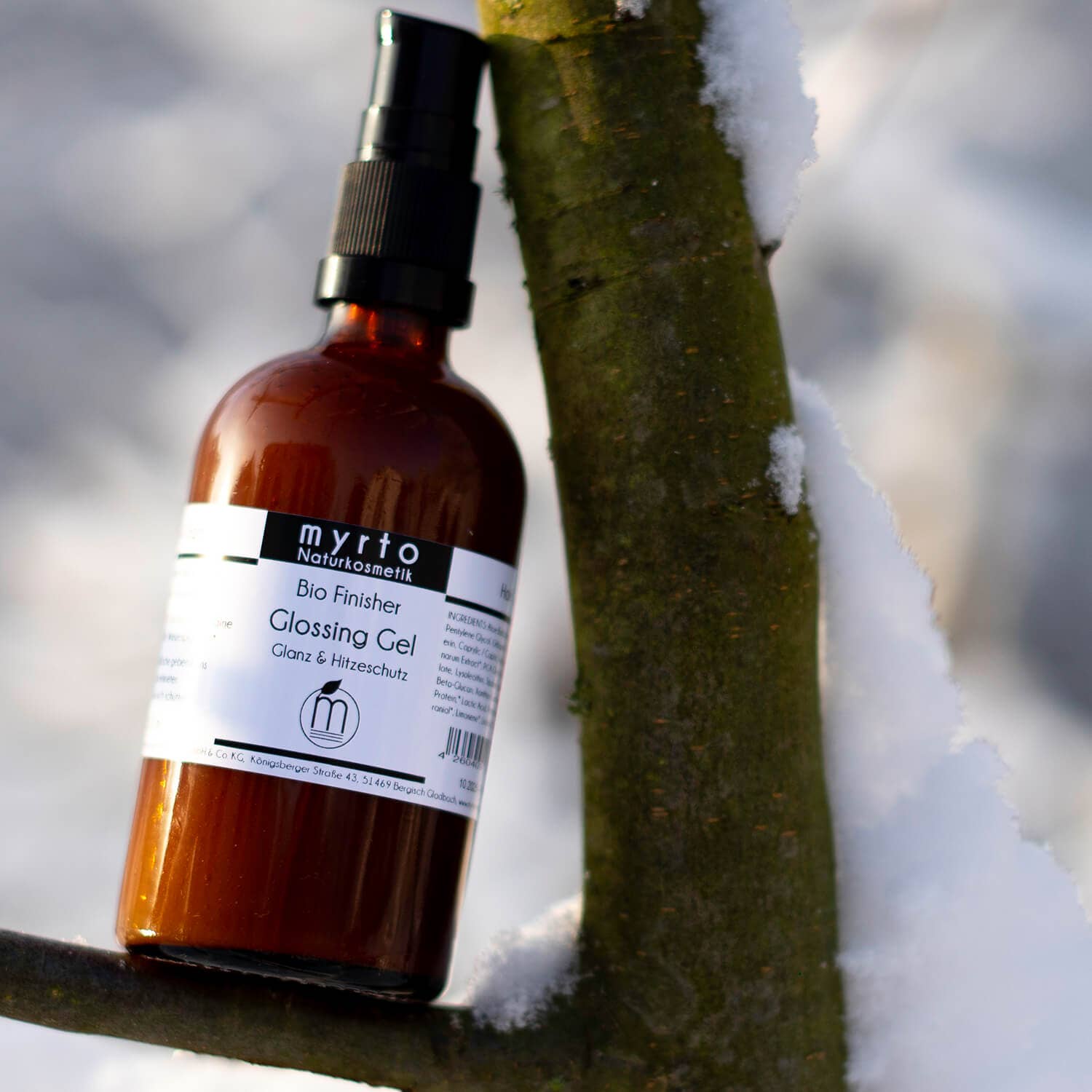 myrto Naturkosmetik – wholesale Volymgivande hårprodukt – myrto Bio Finisher Glossing Gel - hårgel för värmeskydd &3
