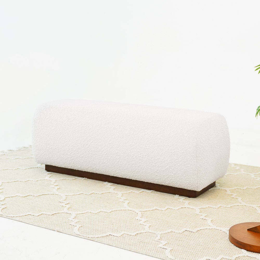 HOMYCASA DESIGN INC - Wholesale Bench - Kelvin Ivory Boucle Bench7