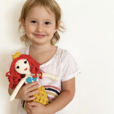 BEBEMOSS, LLC - Wholesale Doll - Kids - Stuffed doll, mermaid, organic cotton5