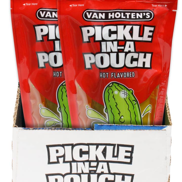 Van Holten's - Wholesale Pickled Vegetables - Van Holten's Large Hot & Spicy Pickle-In-A-Pouch, 12ct Case3