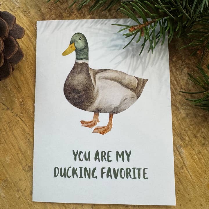 Jij bent mijn eendje favoriete Valentijnskaart. voor wholesale door Wild Roamer