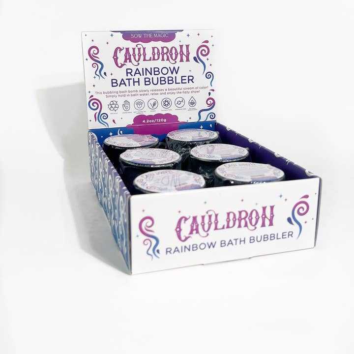 Sow the Magic - Wholesale Bath Bomb/Fizz - Cauldron Rainbow Bath Bubbler
