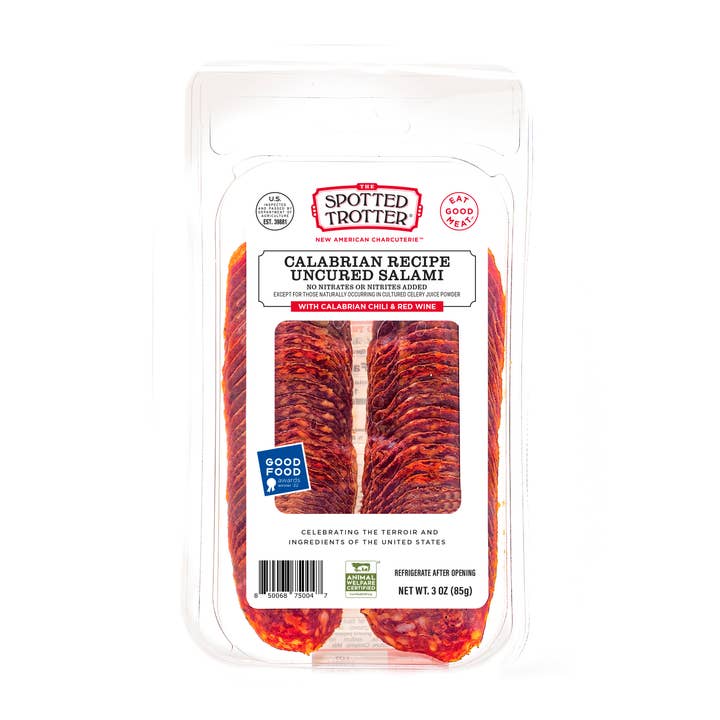 Calabrian Recipe Uncured Salami for wholesale by The Spotted Trotter