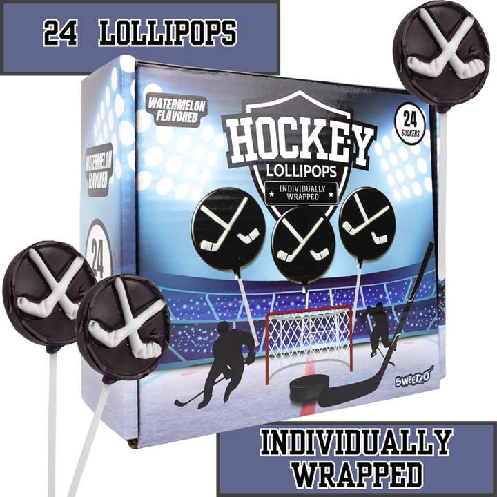 Needzo Inc - Wholesale Lollipop - Box Of Hockey Puck Lollipops, Individually Wrapped, 24 Count5