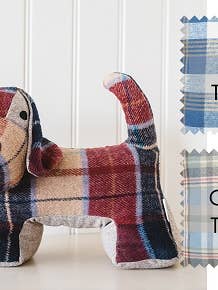 Butées de porte pour chien en tweed pour la vente par Samuel Lamont and Sons