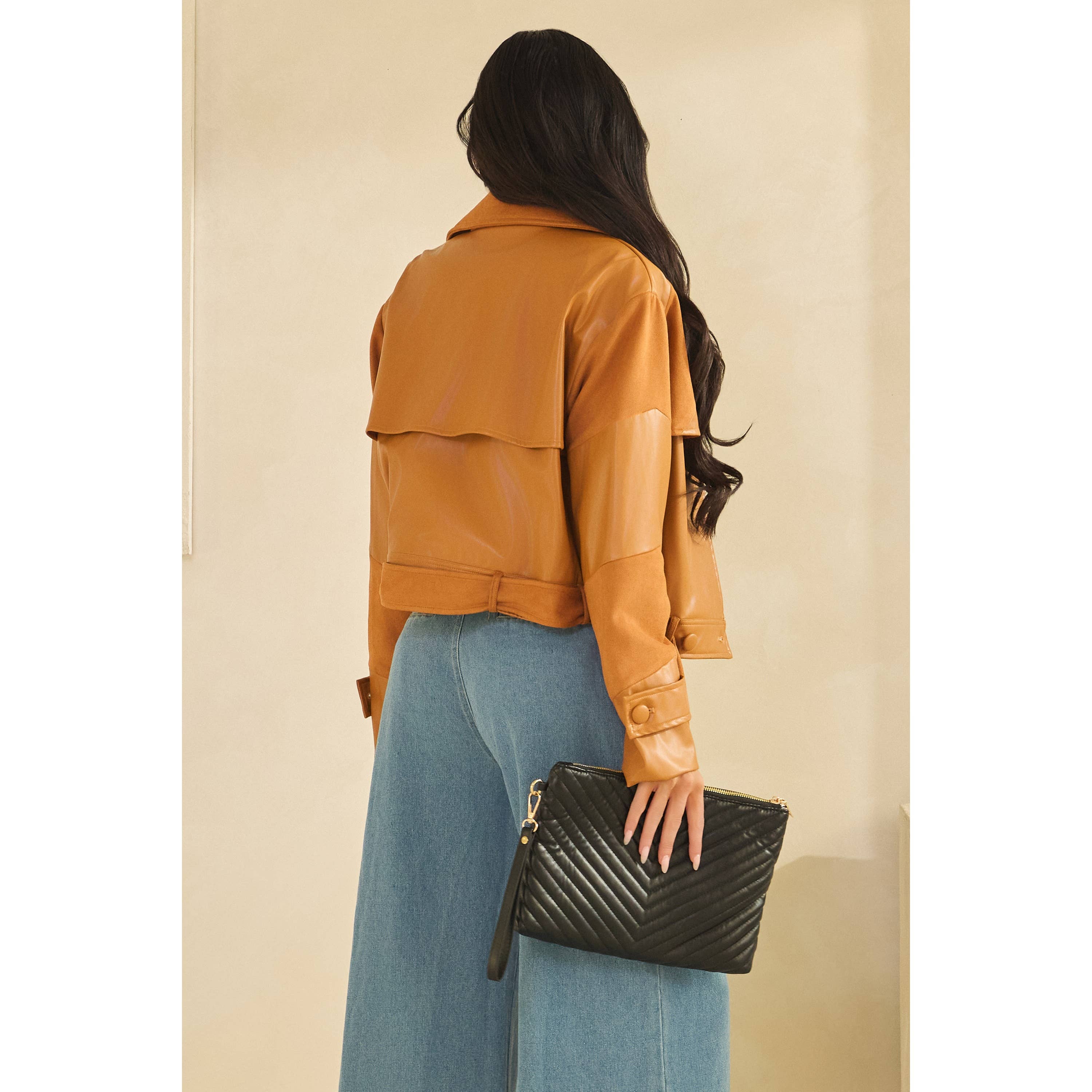 The Sang - Wholesale Jacket - Women's - BIAS CONTRAST WIDE STRIPE MACINTOSH LONG SLV JACKE13