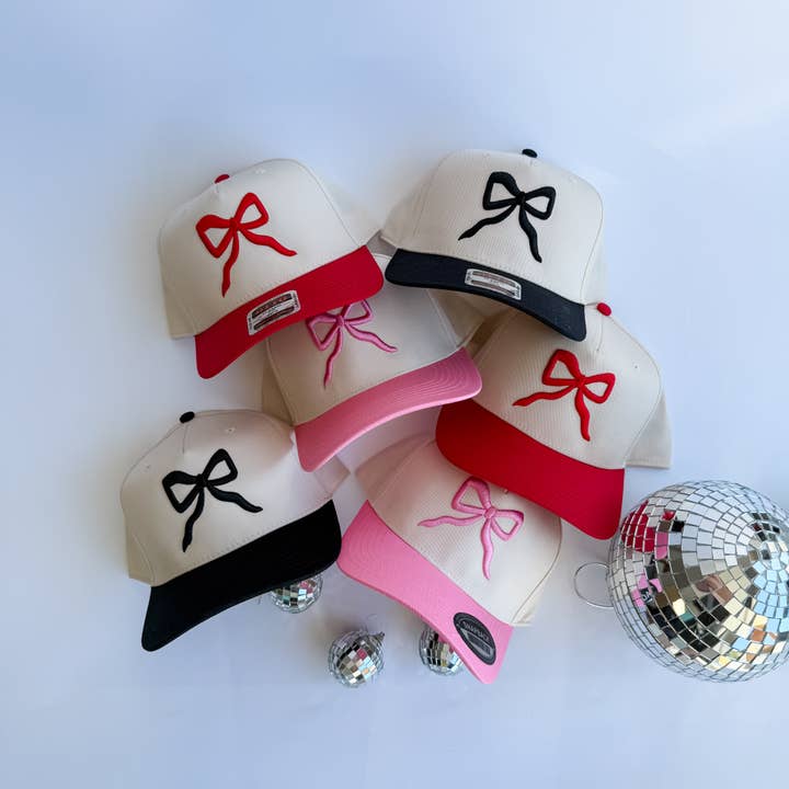 Coco & Rho - Wholesale Trucker Hat - Women's - Puff Bow- Trucker Hat3