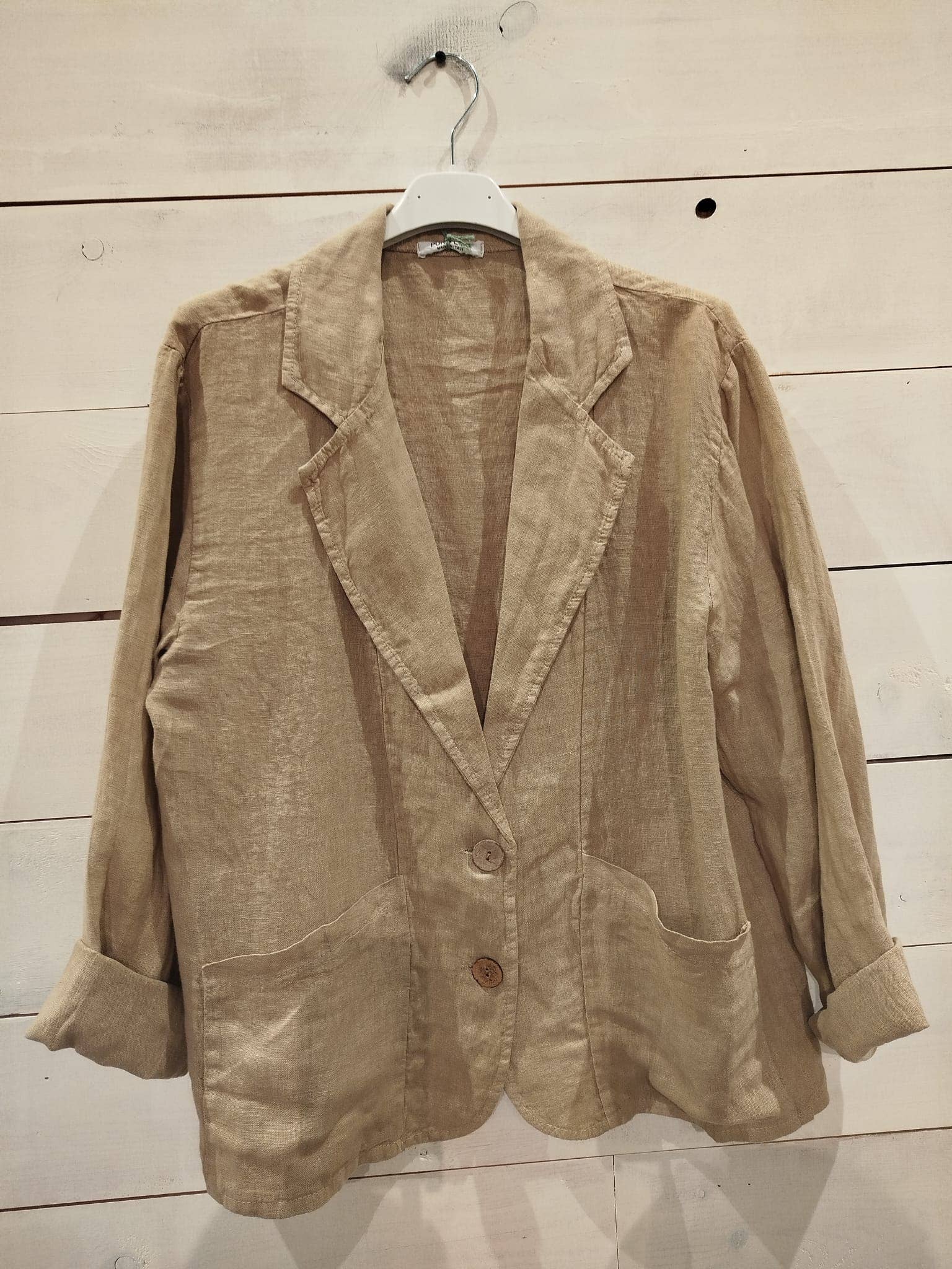 Linos y Textiles - Wholesale Blazer - Women's - REF-17762 V-neck shirt 100% linen7