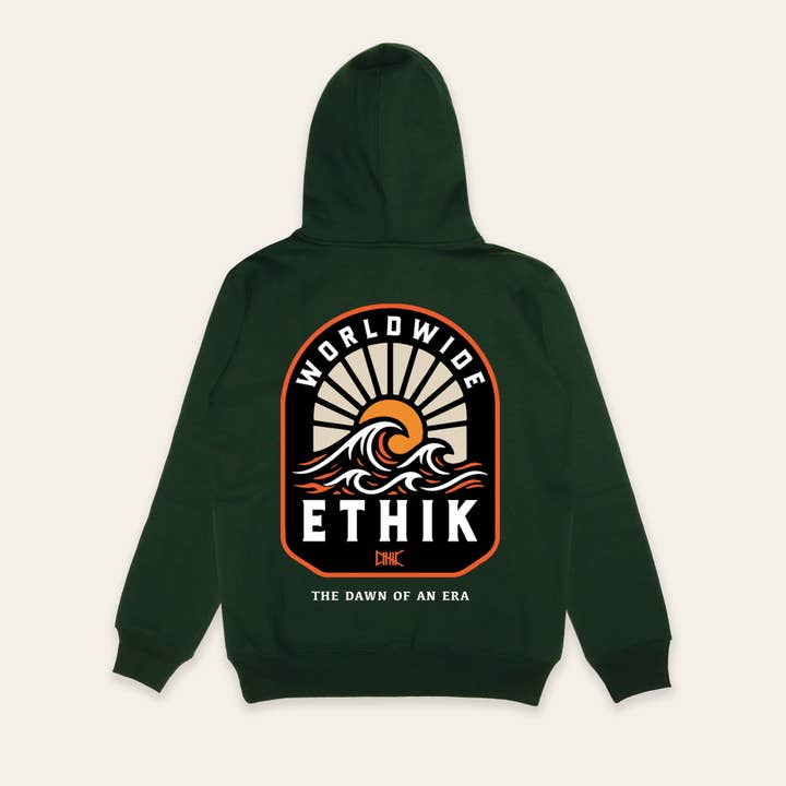New Dawn Hoodie | Forest Green for wholesale by Ethik Worldwide