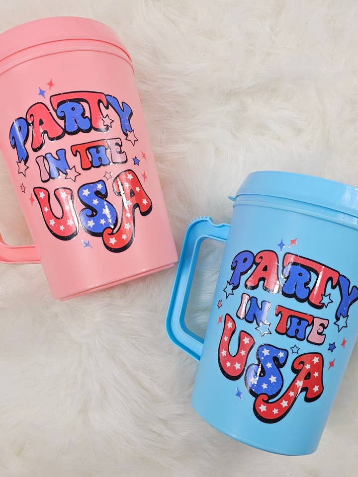 'Party In The USA' HIP SIPS Mega Mug 34oz for wholesale by Scratch Decor
