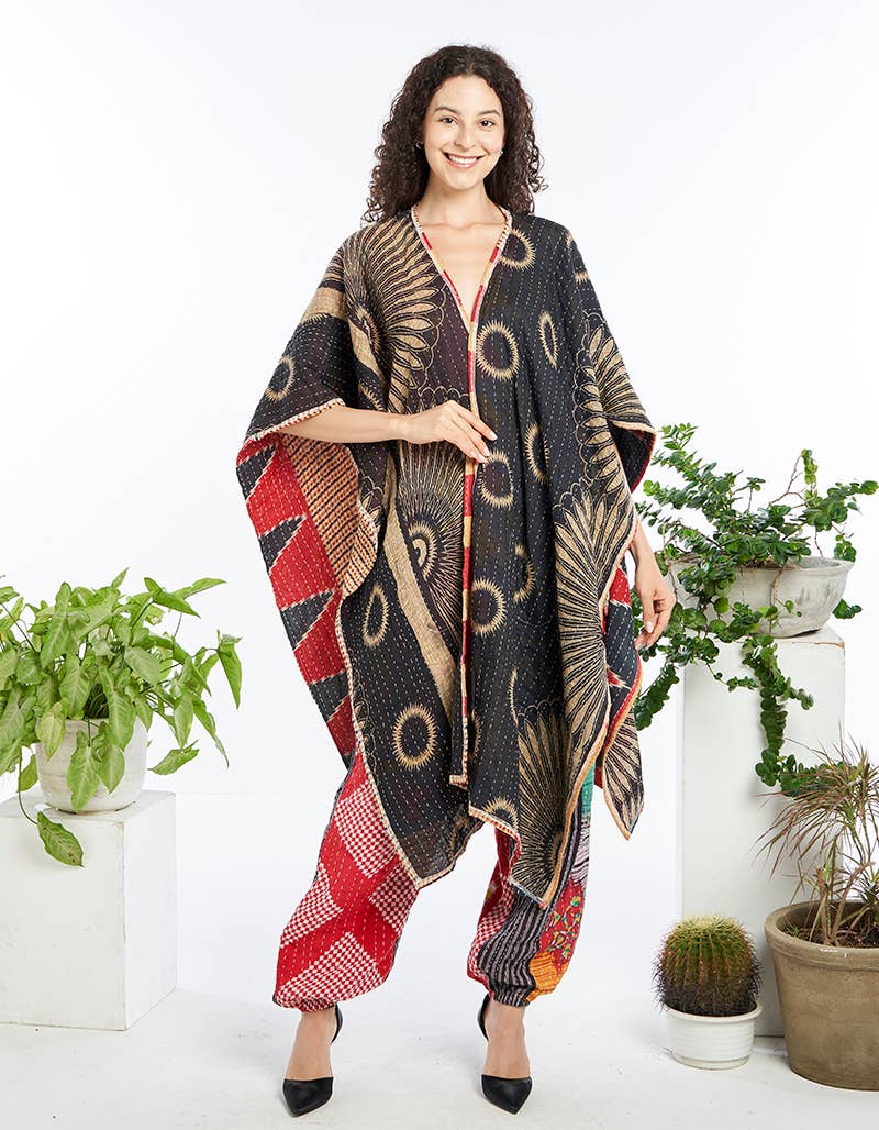 Kathmandu Imports - Vente Kimono – femme - VESTE EN COTON (KT-1621)2