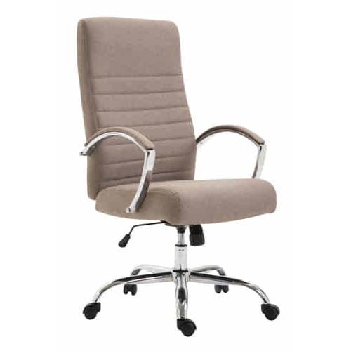 Viborr - Wholesale Chair - Valais office armchair - Fabric and chromed steel6