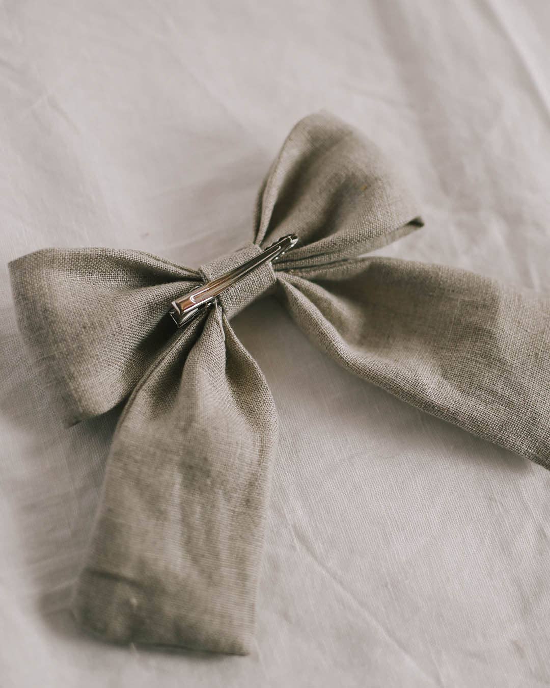 Lanika Atelier, Nika Korošec s.p. - Venta al por mayor Lazo para el pelo - Mujer - Grandes lazos de lino 100 % para el cabello, para niñas y mujeres7