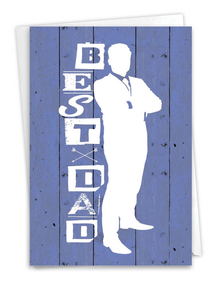 Biglietto per la festa del papà - Blue Dad per la vendita all'ingrosso da parte di NobleWorks