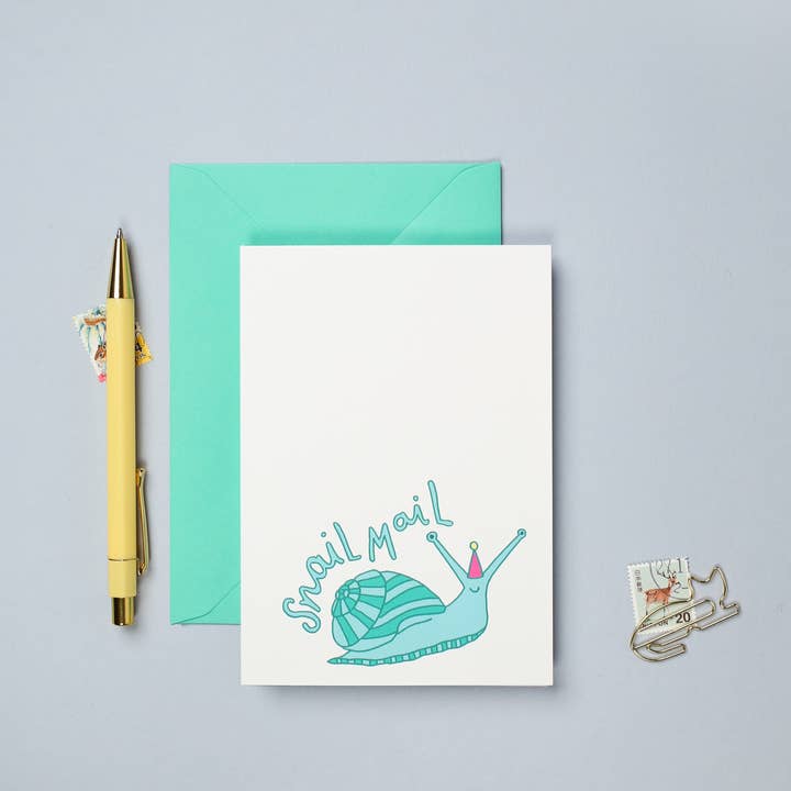 You've Got Pen On Your Face – wholesale Birthday card – Snail Mail Greeting Card | Belated Birthday Card | Late Card1