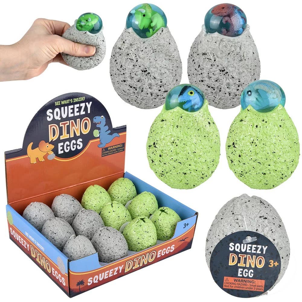 JSBlueRidge Toys - Wholesale Squishy Toy - Kids & Baby - Dinosaur Squeeze Squishy Soft Egg Kids Toy0