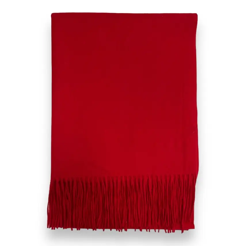 Lili Scarves (US Duty Free) – wholesale Scarf – Women's – Classic Plain Cashmere Blend Scarf with Tassels3