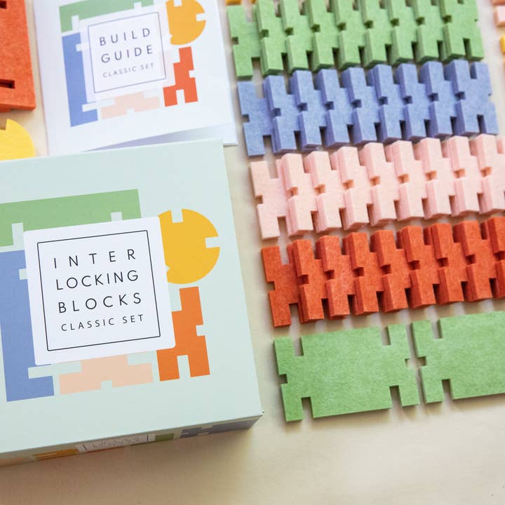 Lowercase Toys - Wholesale Blocks - Kids Baby - Interlocking Blocks - Classic Set