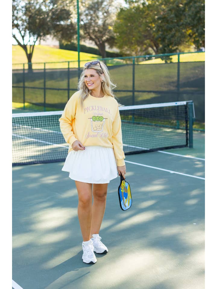 Blanc Jupe-culotte plissée blanche avec poche en vente sur Faire2