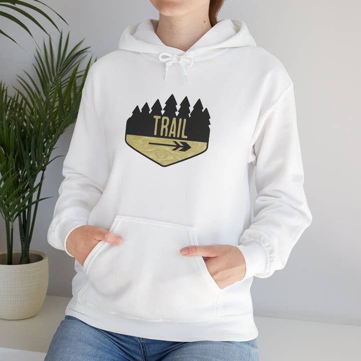 Restored By Nature Company - Wholesale Hoodie - Women's - Hiking Trail Sign Hoodie – Cozy Cotton-Blend Adventure Sweat16