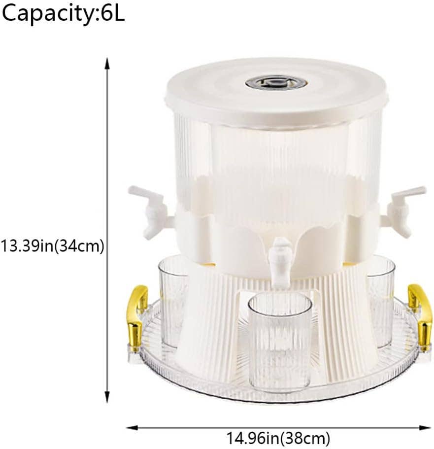 VIGOR - Wholesale Drink Dispenser - Rotary 4 Partition juice drink cold water bottle Fashion par1