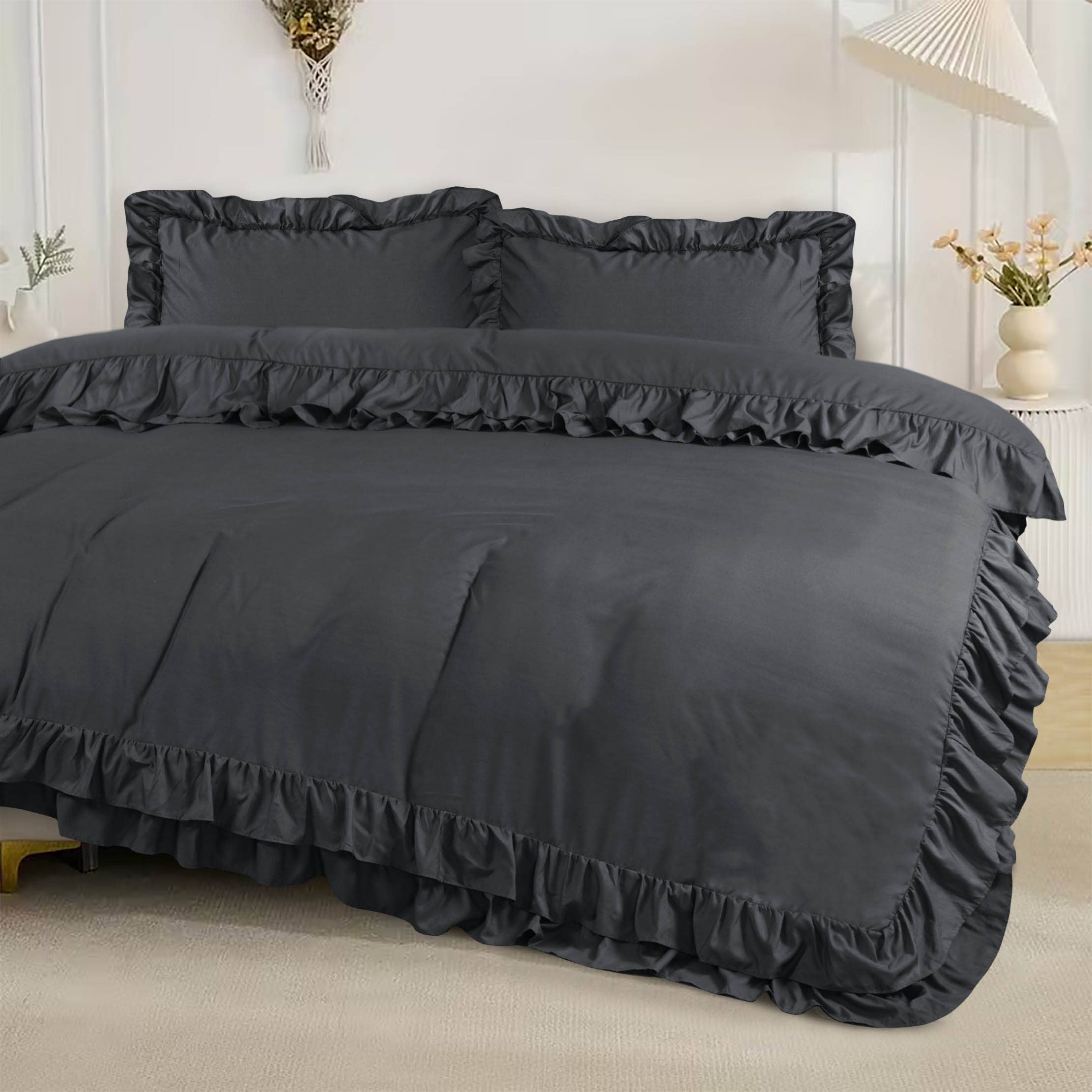 Cotton Passion - Wholesale Bedding Set - Duvet Cover Sets Frilled Duvet Set 3 Pcs Comforter Sets10