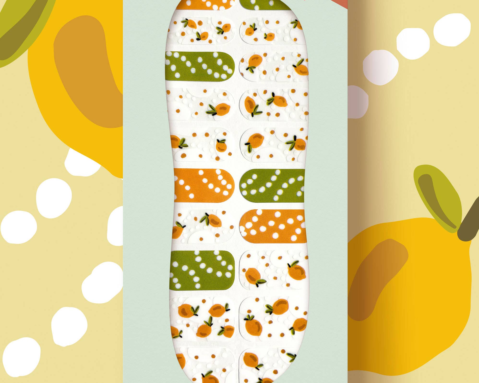 Modgloss - Wholesale Nail Art/Decal - Lemon Fruit Summer Nail Wrap Kit2