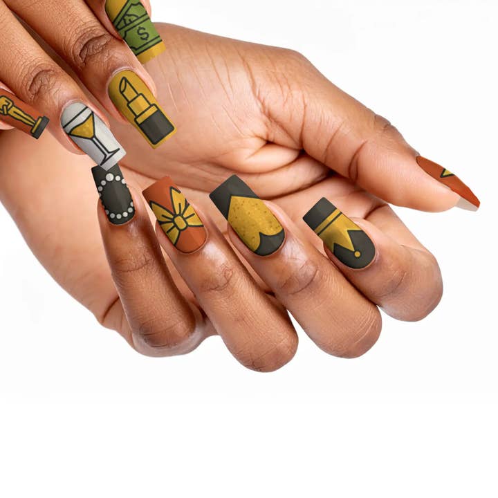 FYNE BODY - Wholesale Press-on/fake nails - Diamond Dazzler Glam Press-On Nails42