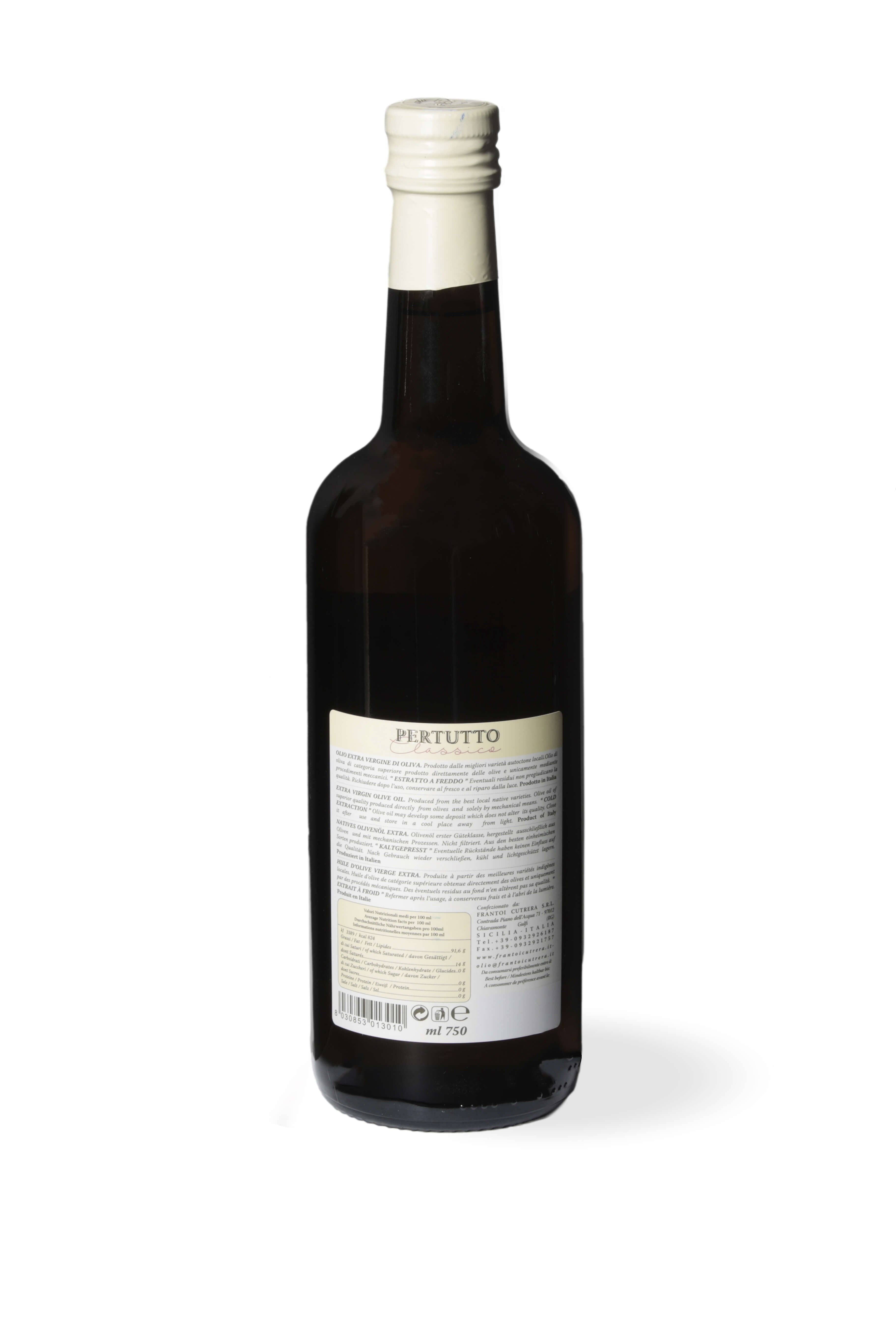Frantoi Cutrera – wholesale Olivolja – Pertutto - extra jungfruolivolja - förpackning med 6 flaskor3