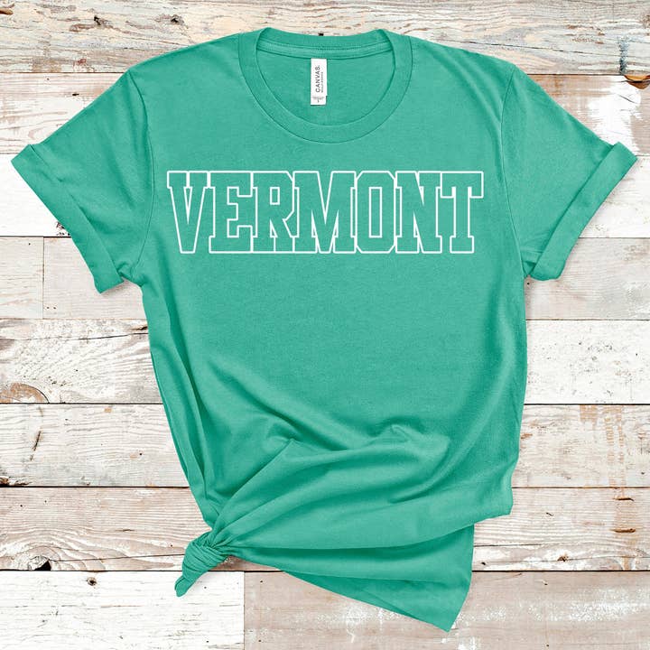 VERMONT - BELLA GRAPHIC TEE for wholesale by LA Shirt Company