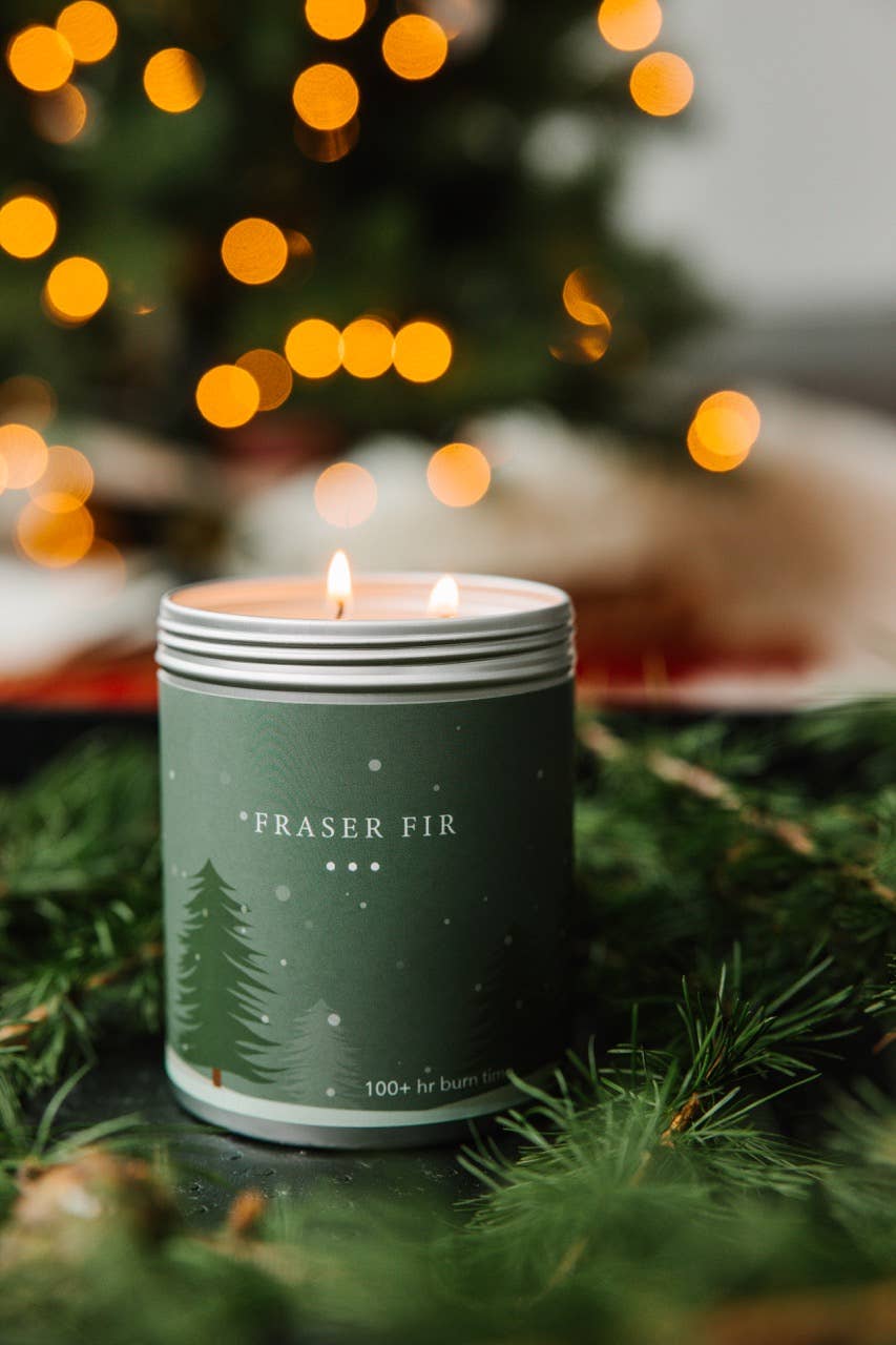 Kalamazoo Candle Company - Wholesale Jar/Filled Candle - Fraser Fir Large Soy Candle Tin 2-Wick 13.5oz1