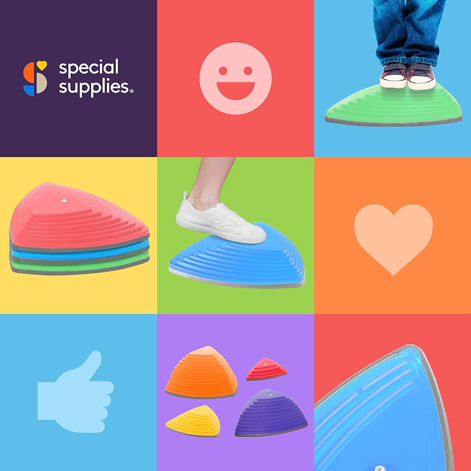 Special Supplies - Wholesale Toy Set - Kids - Stepping Stones ( Primary Colors)7