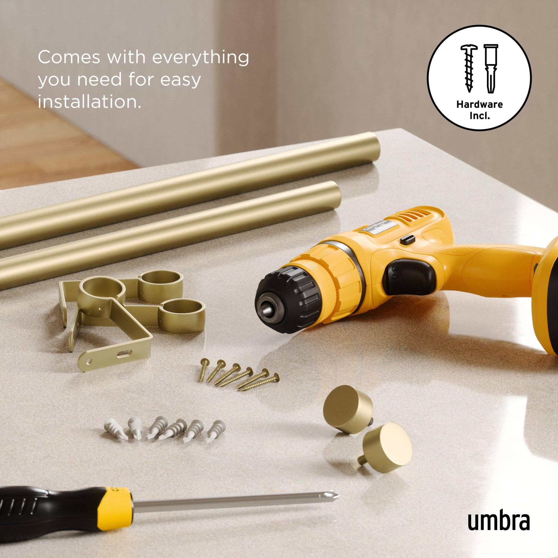 Umbra - Wholesale Curtain Rod - Cappa Curtain Rod29