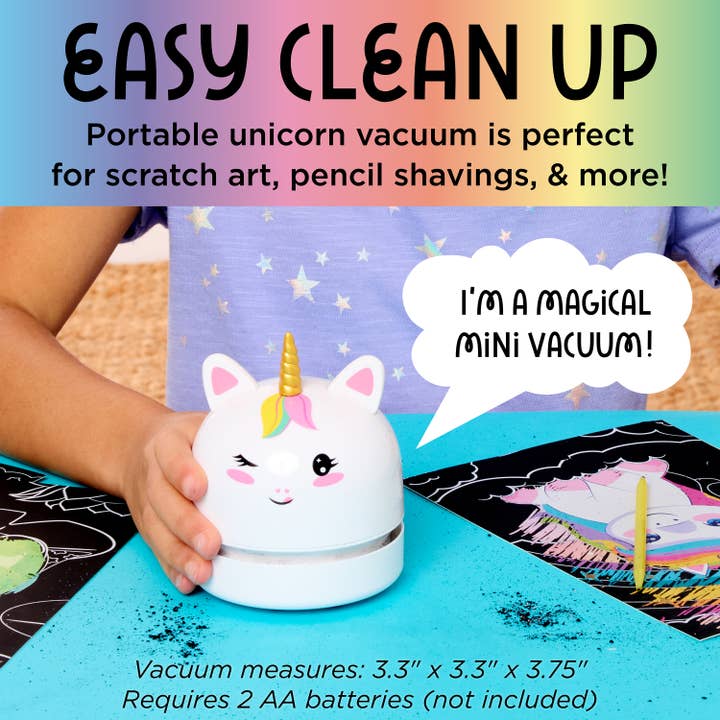 Faber-Castell / Creativity for Kids - Vente Kit de bricolage – enfant - Kit de luxe de gravure sur carte à gratter avec mini aspirateur pour enfants3