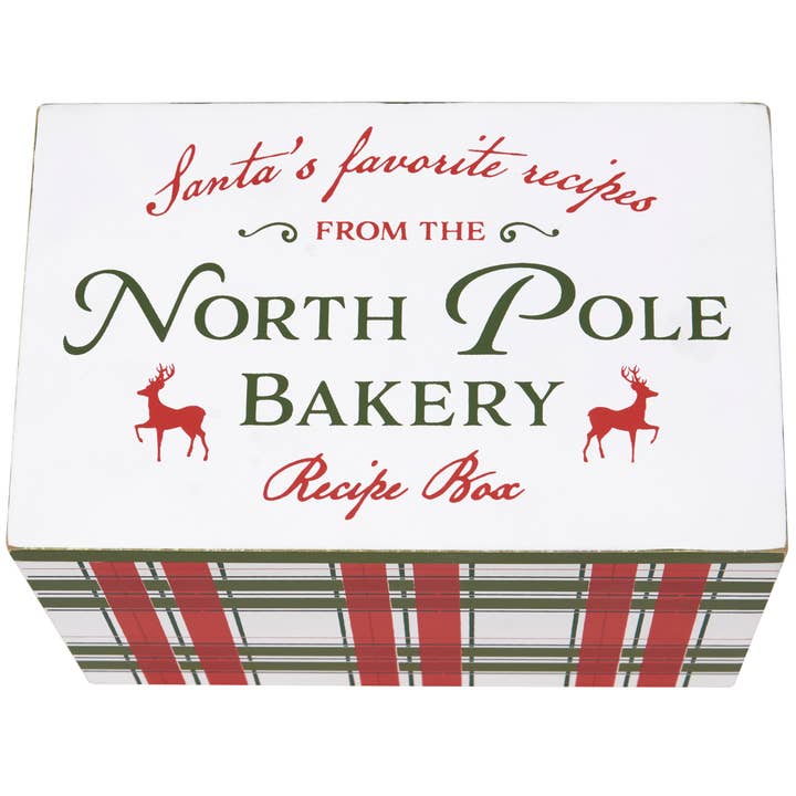 Primitives by Kathy - Wholesale Kitchen Tool/Gadget - North Pole Bakery Recipe Box4