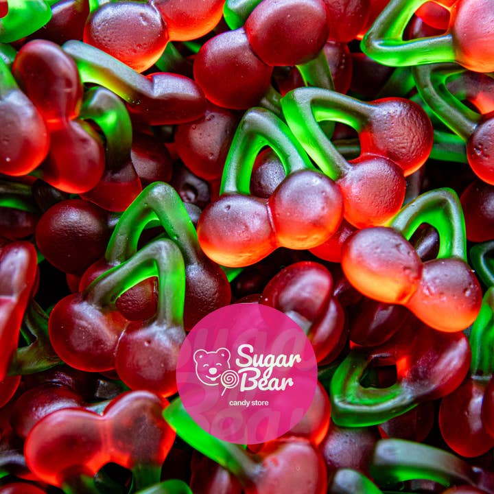 Sugar Bear Candy - Wholesale Gummy - Gummy Twin Cherry1