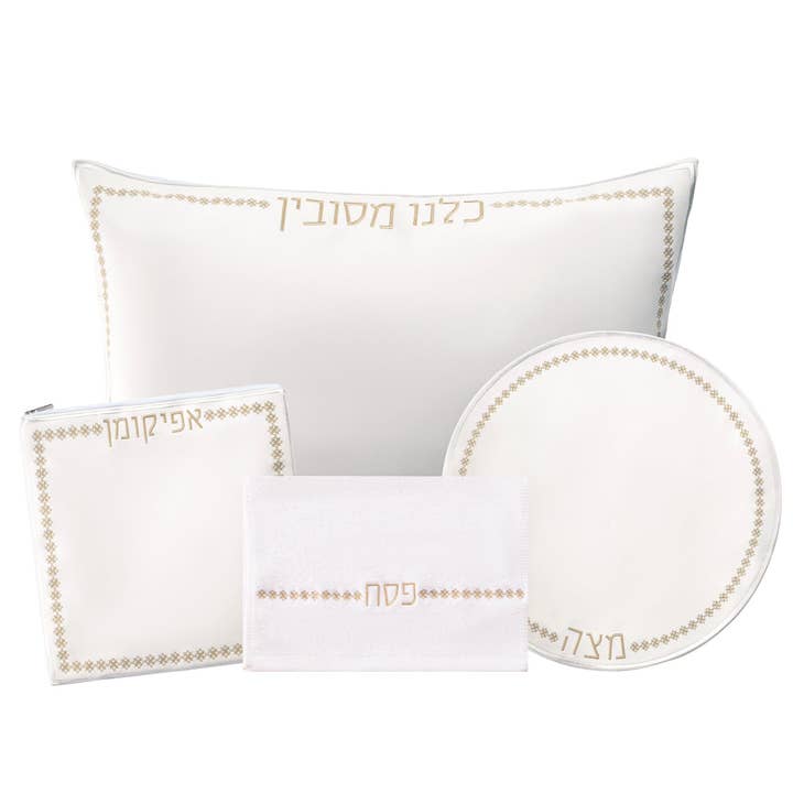 Inspired Leather Pesach Set for wholesale by Waterdale Collection