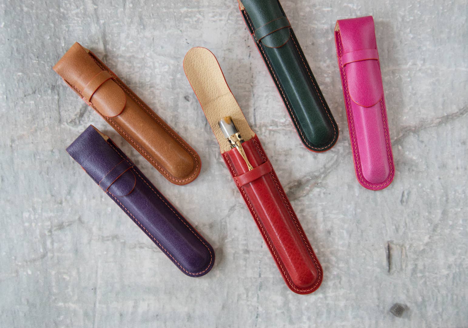 Creatico - Wholesale Pen & Pencil Holder - Leatherkind Amalfi Regular Pen Case9