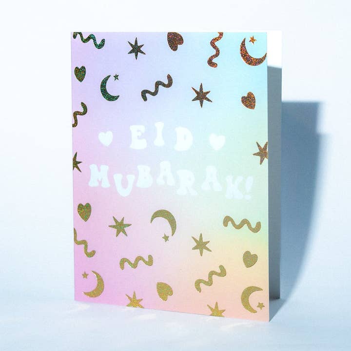 Eid Mubarak Greeting Card — Playful for wholesale by The Ramadan Edit