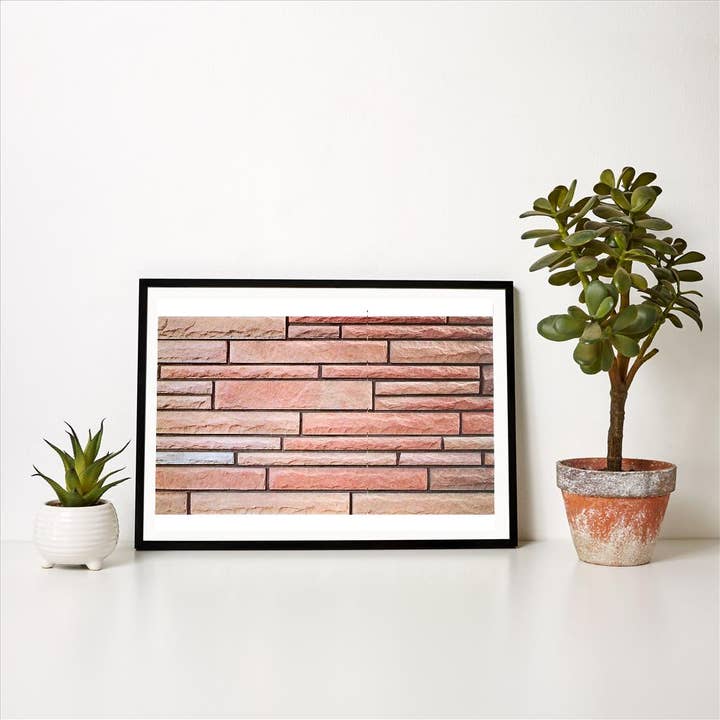 Found Image Press - Wholesale Art Print - Art Print BP-07 Flagstone Wall1