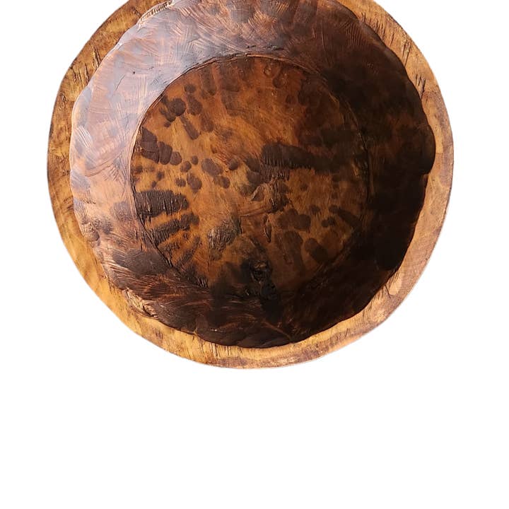 Luises Perez Imports LLC - Wholesale Decorative Plate/Dish/Bowl - Not for candle round wood bowl