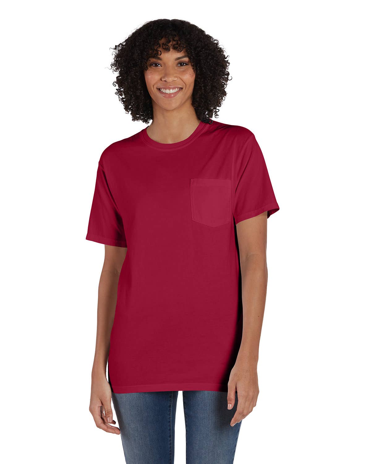 Total Apparel - Wholesale T-Shirt - Women's - ComfortWash by Hanes GDH150 - Garment-Dyed T-Shirt w/ Pocket8