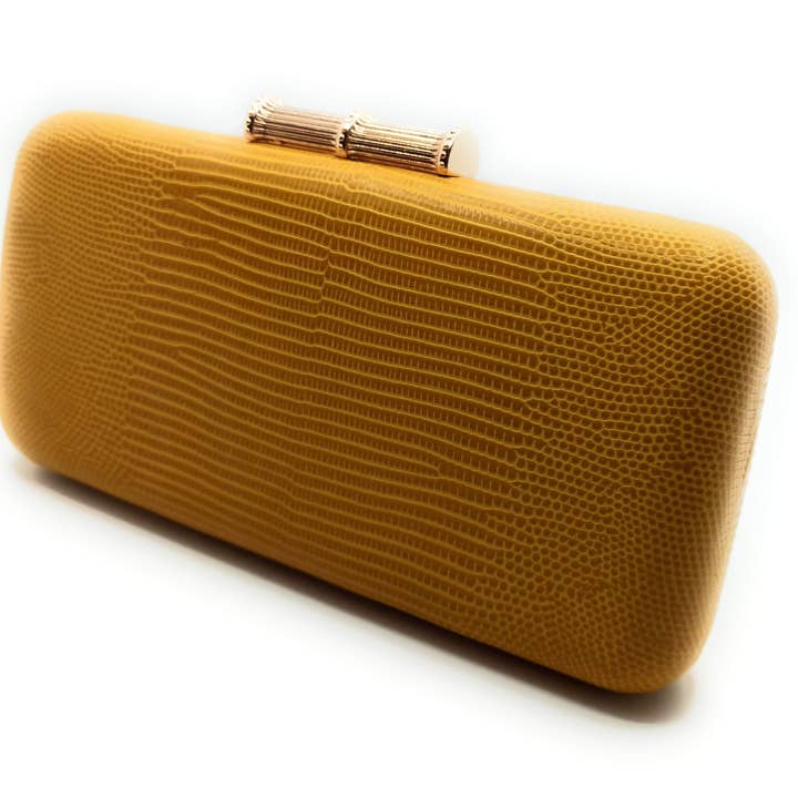 BRANDELIA - Venta al por mayor Bolso de mano - Mujer - Cartera De Mano Bolso Fiesta · Bambú Mostaza
