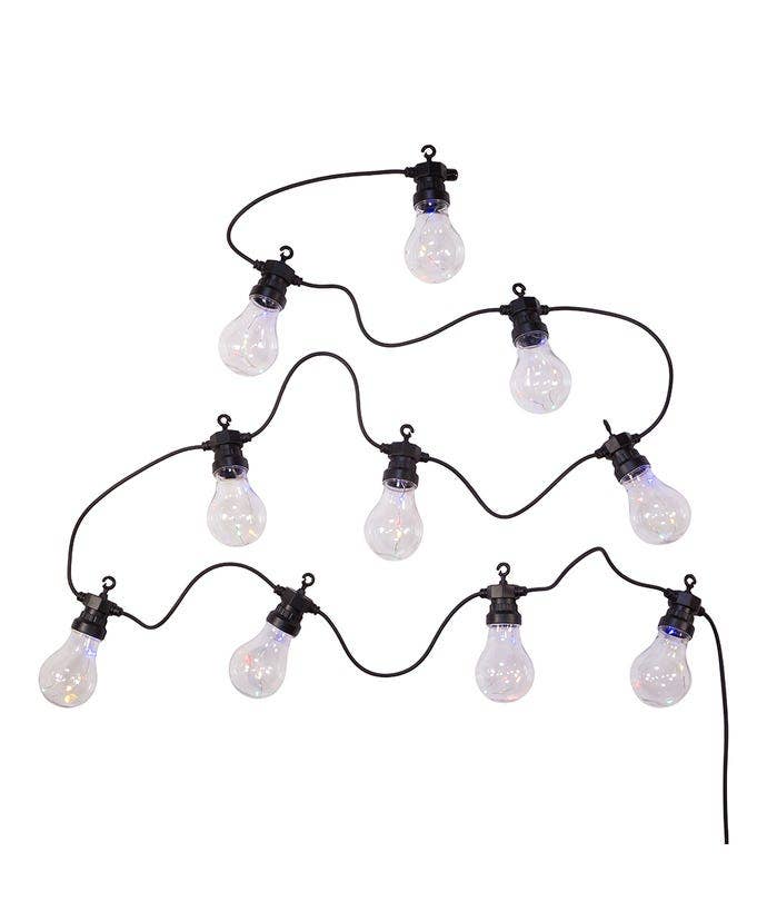 Kurt S. Adler, Inc. - Wholesale String Lights - 40L Edison Bulb Set W/Multicolor Fairy Lights4