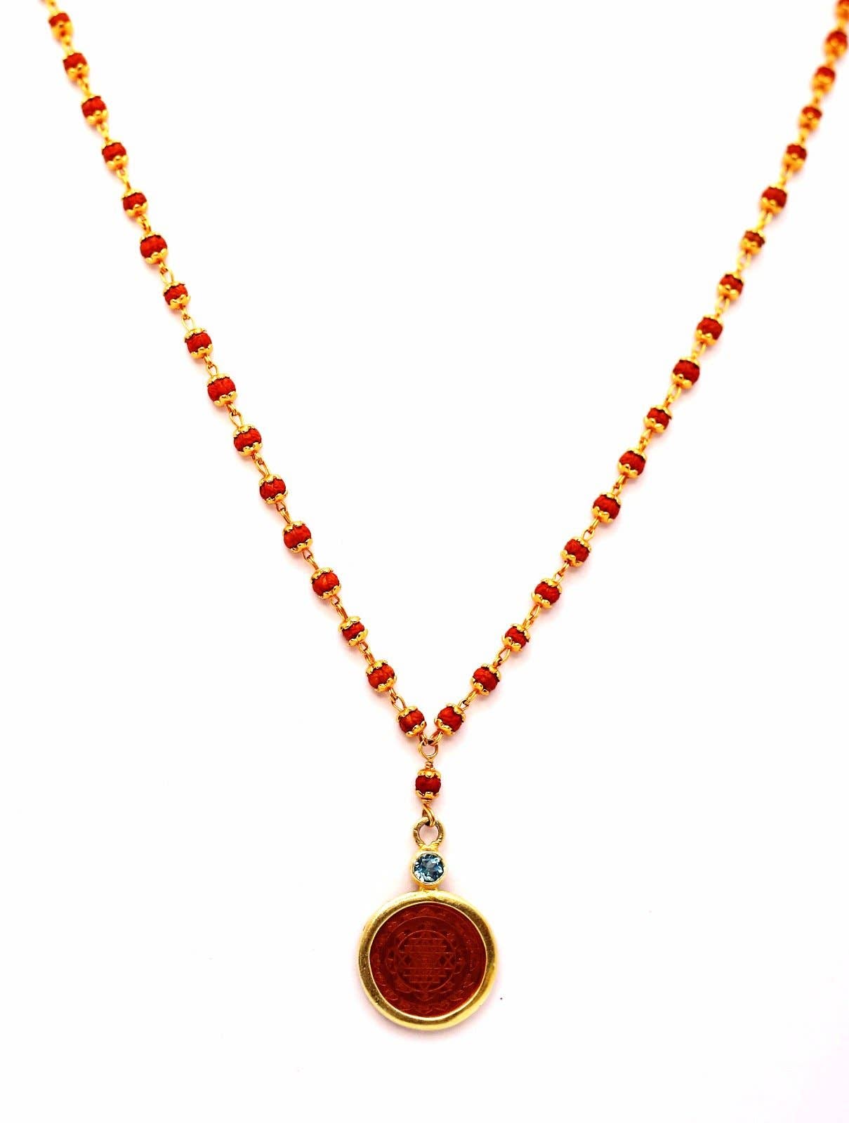 The sattva collection - Vente Colliers à pendentif - Collier Sri Yantra sur Rudrani2